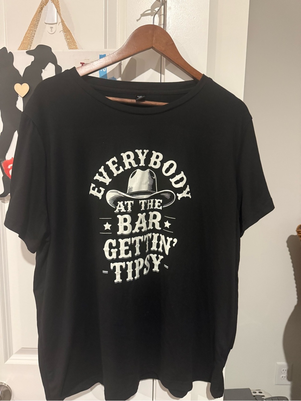 SHEIN Curve Black Casual Top